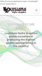 Mobile Screenshot of louisianahydrographics.com